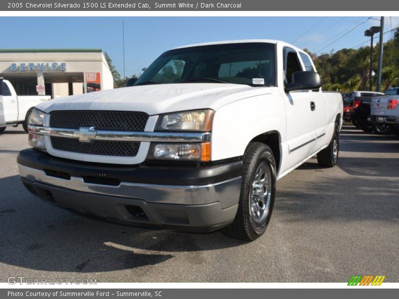 Summit White / Dark Charcoal 2005 Chevrolet Silverado 1500 LS Extended Cab