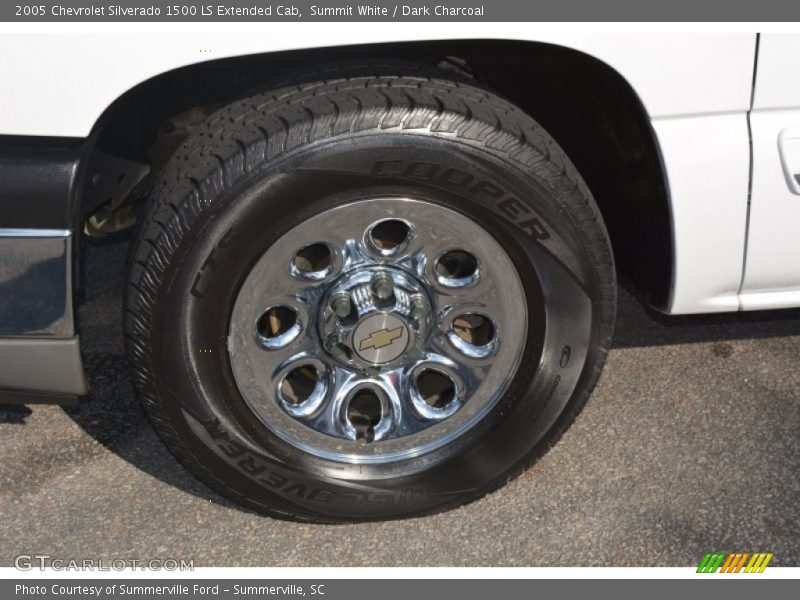 Summit White / Dark Charcoal 2005 Chevrolet Silverado 1500 LS Extended Cab