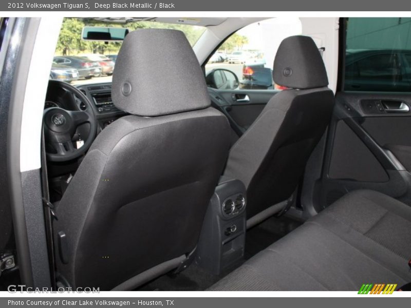 Deep Black Metallic / Black 2012 Volkswagen Tiguan S