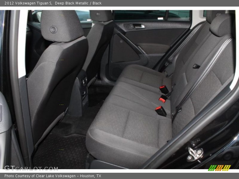 Deep Black Metallic / Black 2012 Volkswagen Tiguan S