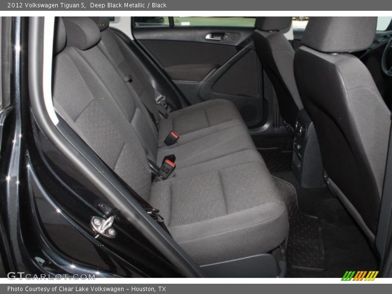 Deep Black Metallic / Black 2012 Volkswagen Tiguan S