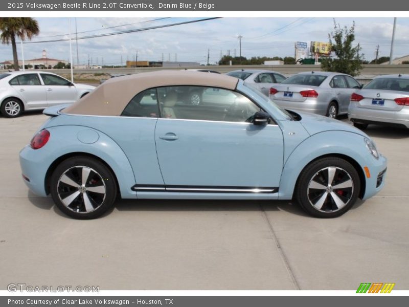  2015 Beetle R Line 2.0T Convertible Denim Blue