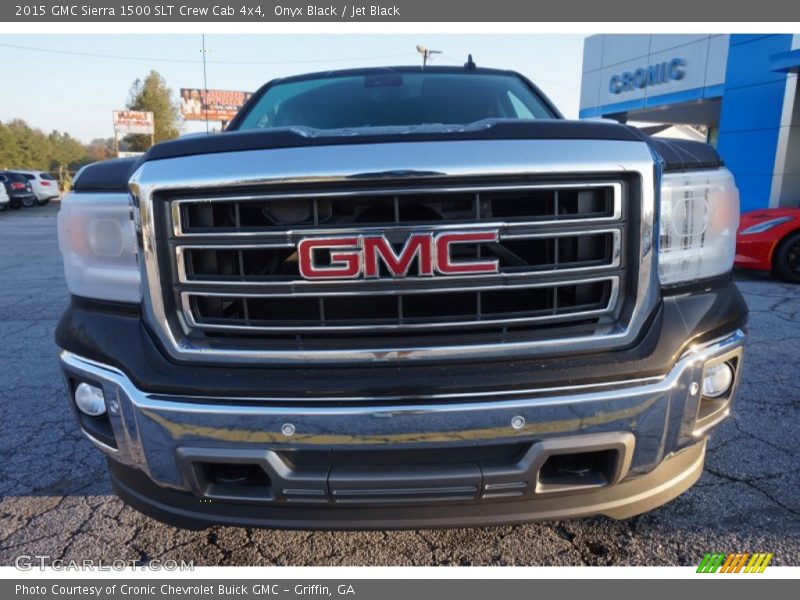 Onyx Black / Jet Black 2015 GMC Sierra 1500 SLT Crew Cab 4x4