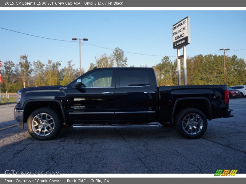 Onyx Black / Jet Black 2015 GMC Sierra 1500 SLT Crew Cab 4x4