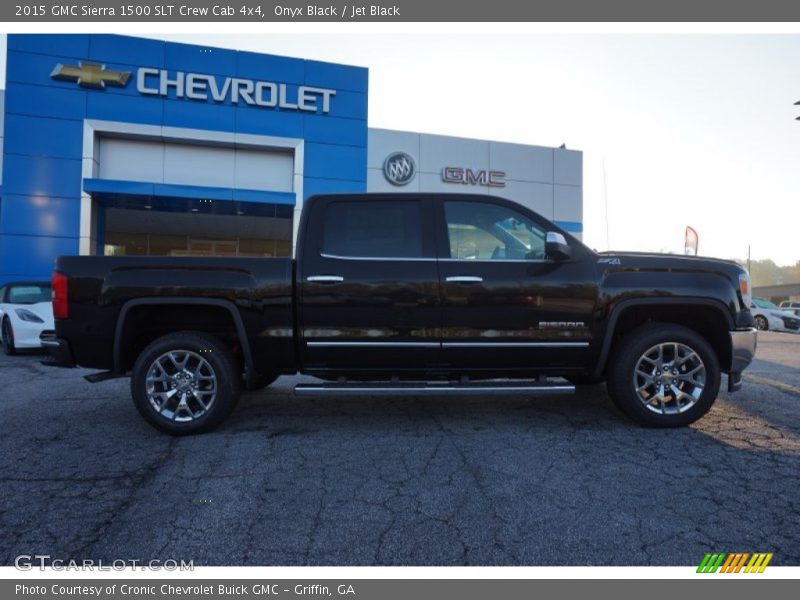 Onyx Black / Jet Black 2015 GMC Sierra 1500 SLT Crew Cab 4x4