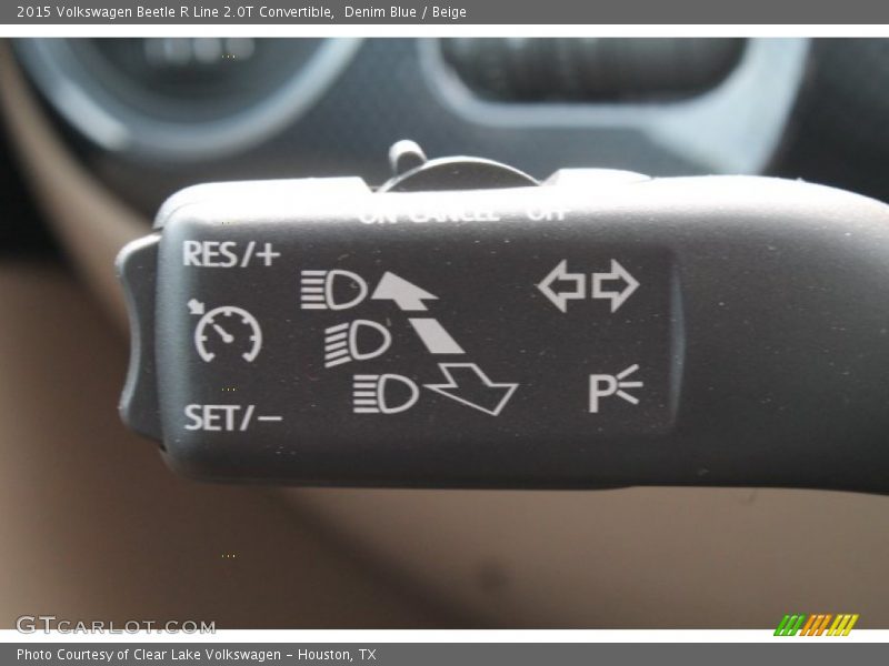 Denim Blue / Beige 2015 Volkswagen Beetle R Line 2.0T Convertible