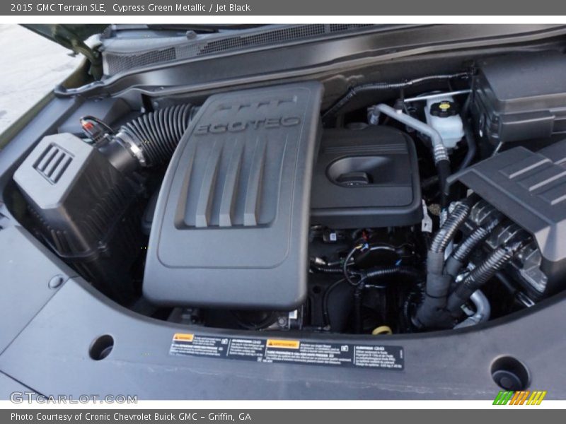 Cypress Green Metallic / Jet Black 2015 GMC Terrain SLE