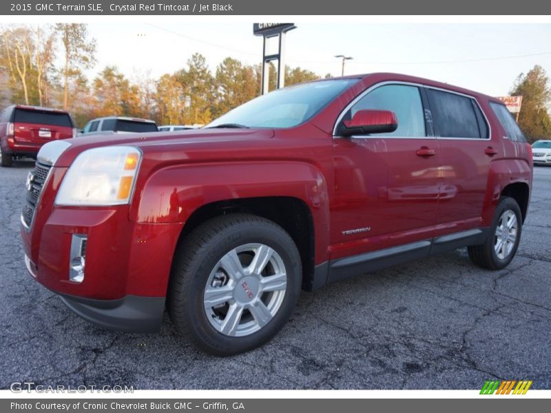 Crystal Red Tintcoat / Jet Black 2015 GMC Terrain SLE