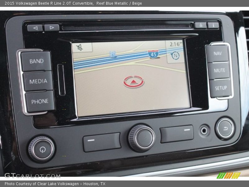 Navigation of 2015 Beetle R Line 2.0T Convertible