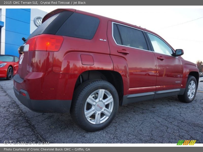 Crystal Red Tintcoat / Jet Black 2015 GMC Terrain SLE