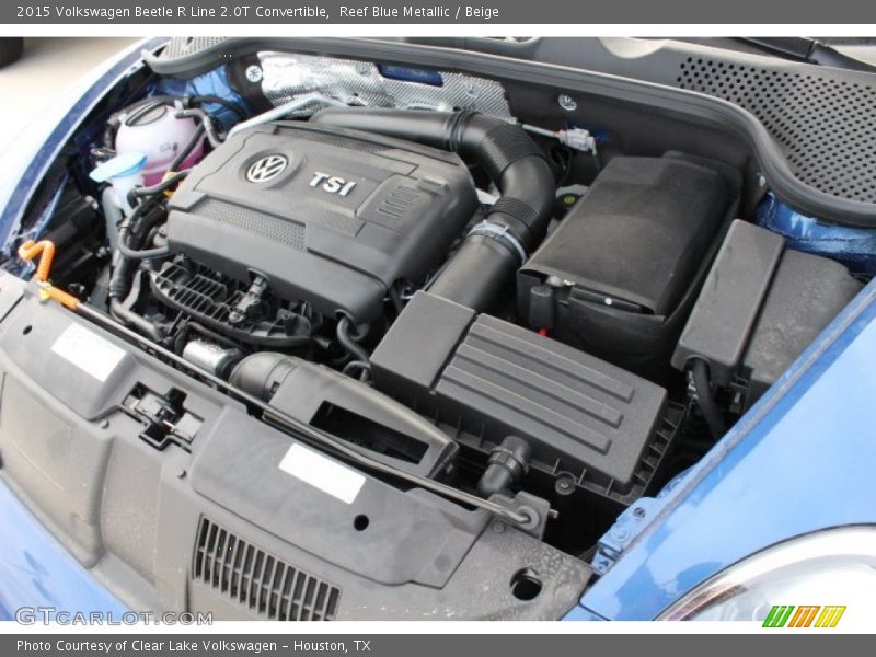  2015 Beetle R Line 2.0T Convertible Engine - 2.0 Liter Turbocharged TSI DOHC 16-Valve VVT 4 Cylinder