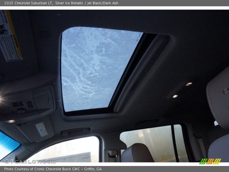 Silver Ice Metallic / Jet Black/Dark Ash 2015 Chevrolet Suburban LT