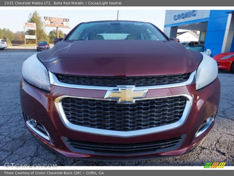 Butte Red Metallic / Cocoa/Light Neutral 2015 Chevrolet Malibu LTZ