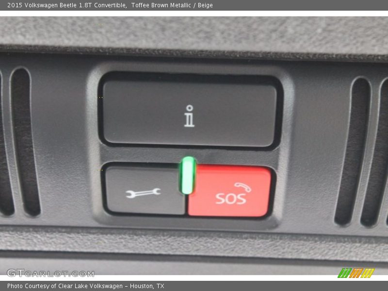 Toffee Brown Metallic / Beige 2015 Volkswagen Beetle 1.8T Convertible