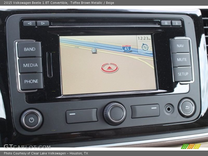 Toffee Brown Metallic / Beige 2015 Volkswagen Beetle 1.8T Convertible
