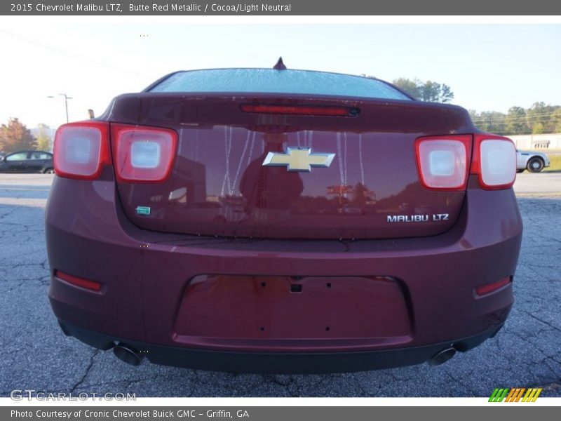 Butte Red Metallic / Cocoa/Light Neutral 2015 Chevrolet Malibu LTZ
