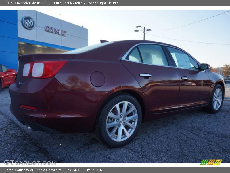 Butte Red Metallic / Cocoa/Light Neutral 2015 Chevrolet Malibu LTZ