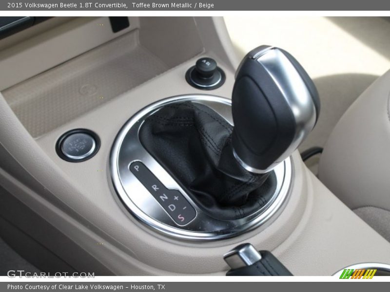 Toffee Brown Metallic / Beige 2015 Volkswagen Beetle 1.8T Convertible