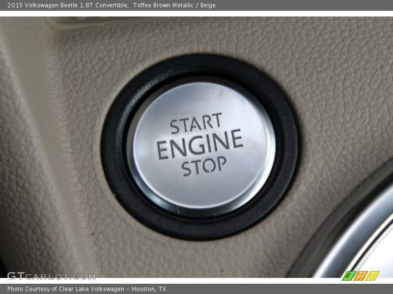 Toffee Brown Metallic / Beige 2015 Volkswagen Beetle 1.8T Convertible