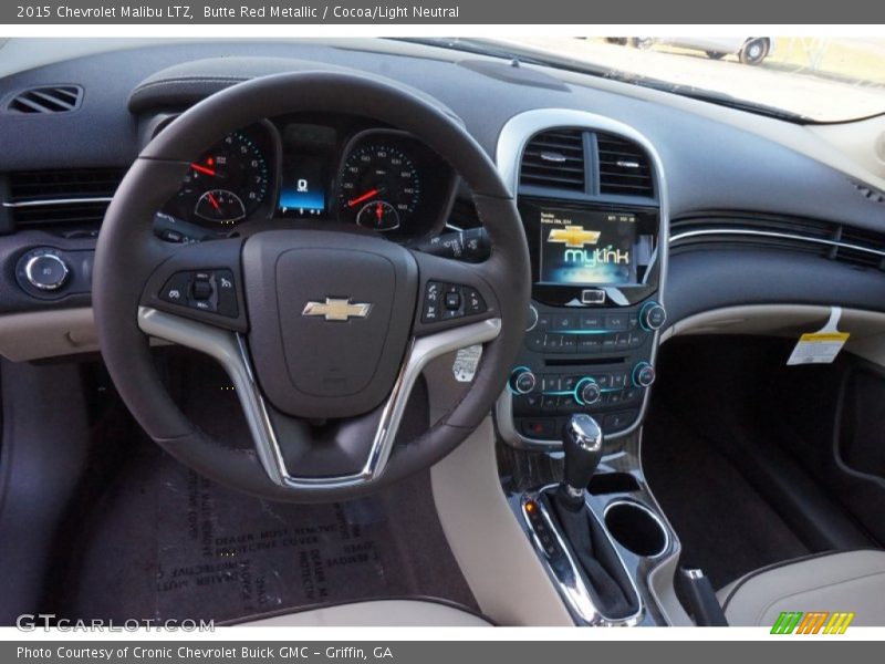 Butte Red Metallic / Cocoa/Light Neutral 2015 Chevrolet Malibu LTZ
