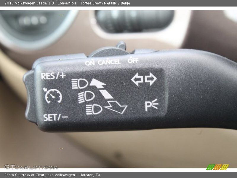 Toffee Brown Metallic / Beige 2015 Volkswagen Beetle 1.8T Convertible