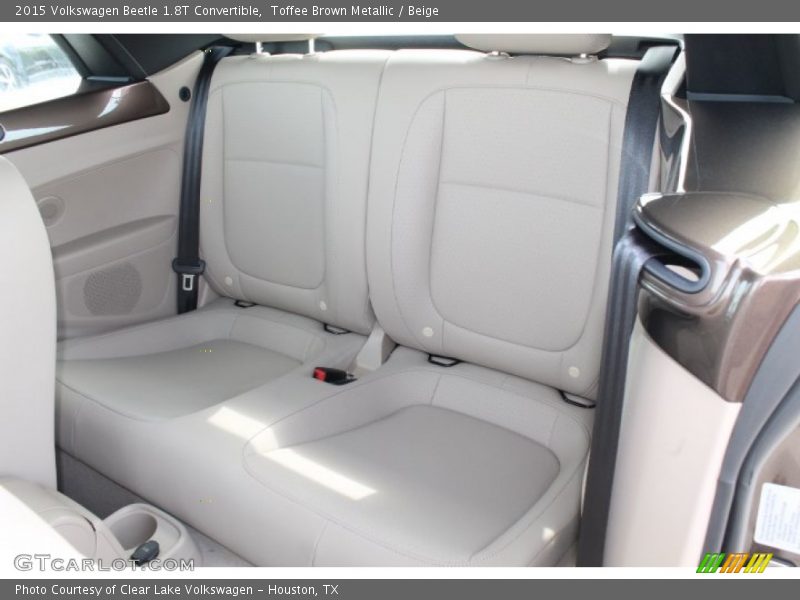 Toffee Brown Metallic / Beige 2015 Volkswagen Beetle 1.8T Convertible