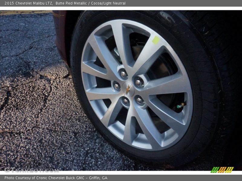 Butte Red Metallic / Cocoa/Light Neutral 2015 Chevrolet Malibu LTZ