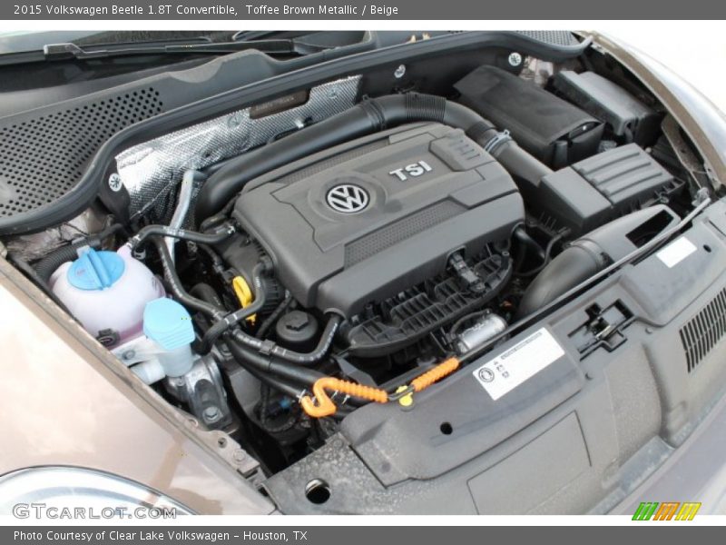 Toffee Brown Metallic / Beige 2015 Volkswagen Beetle 1.8T Convertible