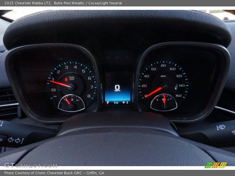 Butte Red Metallic / Cocoa/Light Neutral 2015 Chevrolet Malibu LTZ