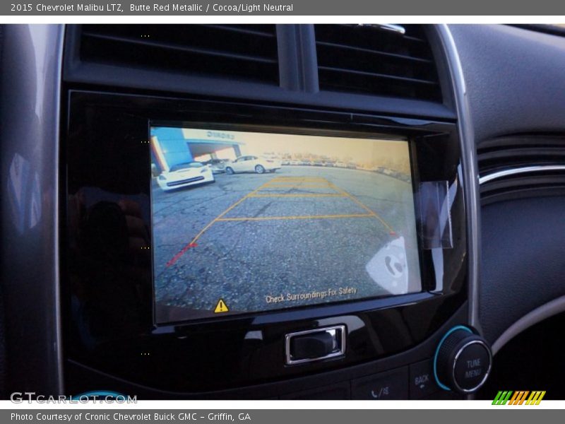 Butte Red Metallic / Cocoa/Light Neutral 2015 Chevrolet Malibu LTZ