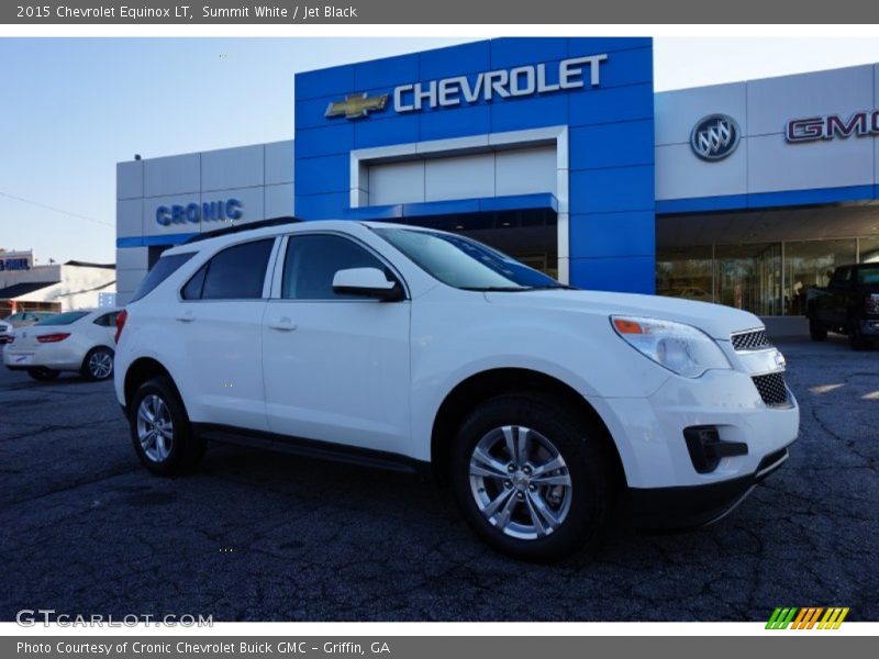 Summit White / Jet Black 2015 Chevrolet Equinox LT