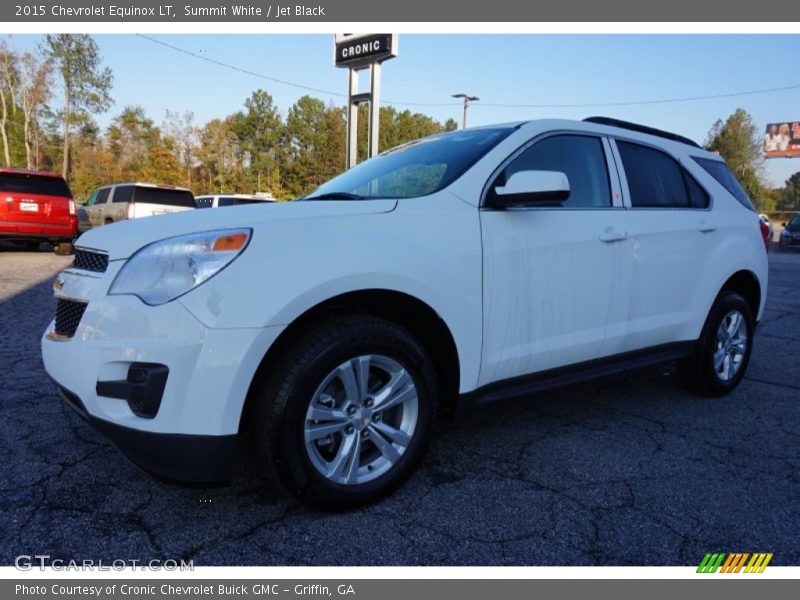 Summit White / Jet Black 2015 Chevrolet Equinox LT