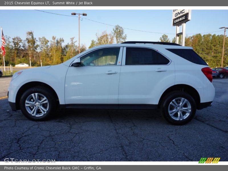 Summit White / Jet Black 2015 Chevrolet Equinox LT