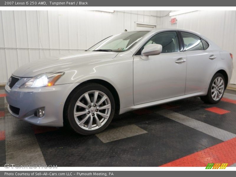 Tungsten Pearl / Black 2007 Lexus IS 250 AWD