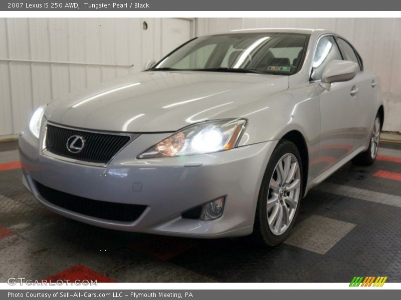 Tungsten Pearl / Black 2007 Lexus IS 250 AWD