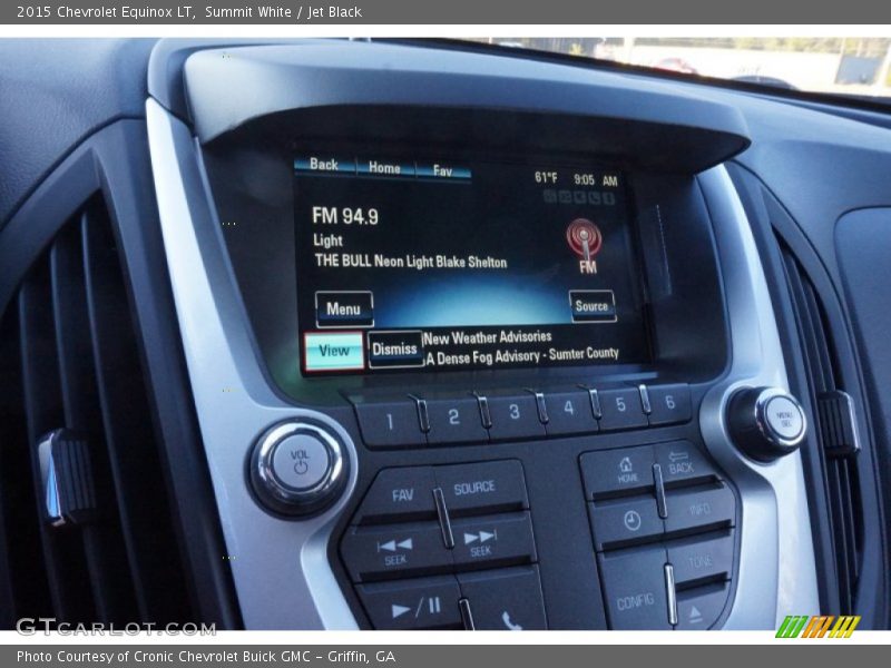 Summit White / Jet Black 2015 Chevrolet Equinox LT