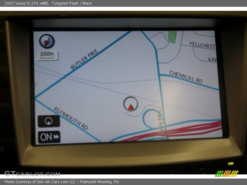 Tungsten Pearl / Black 2007 Lexus IS 250 AWD