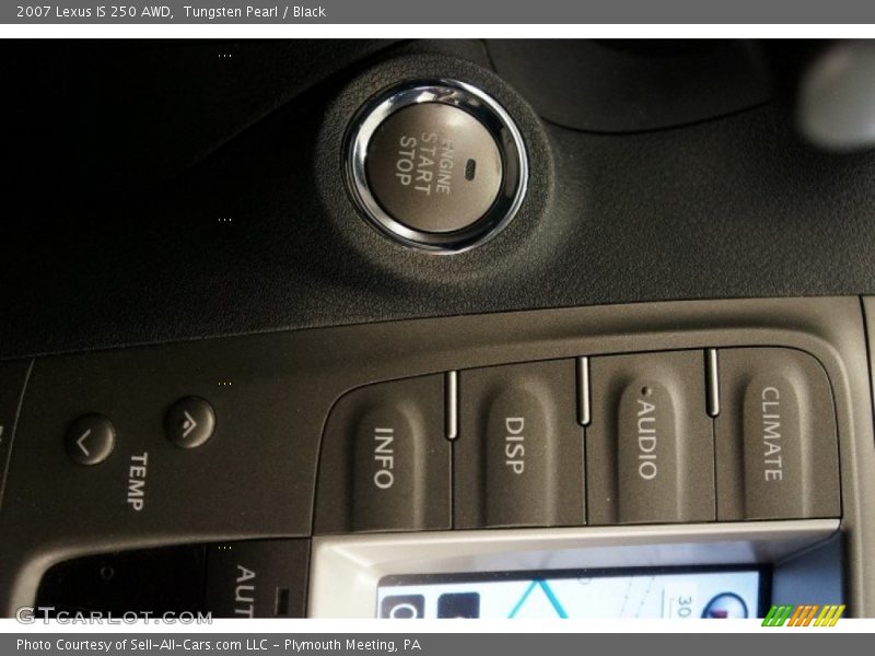 Tungsten Pearl / Black 2007 Lexus IS 250 AWD