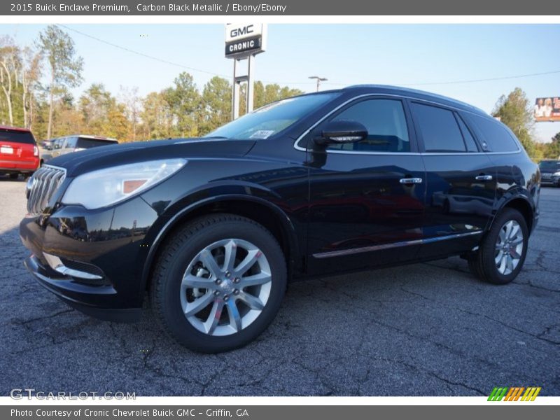 Carbon Black Metallic / Ebony/Ebony 2015 Buick Enclave Premium