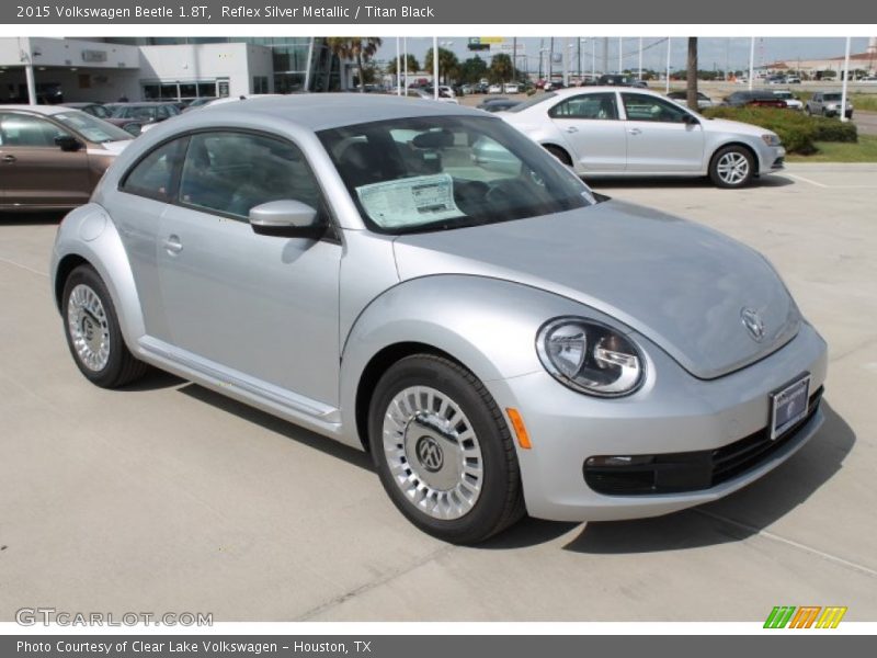 Reflex Silver Metallic / Titan Black 2015 Volkswagen Beetle 1.8T