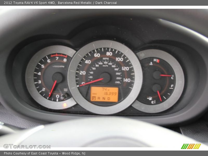 Barcelona Red Metallic / Dark Charcoal 2012 Toyota RAV4 V6 Sport 4WD
