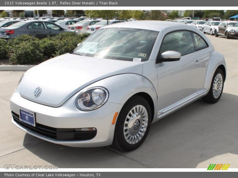 Reflex Silver Metallic / Titan Black 2015 Volkswagen Beetle 1.8T