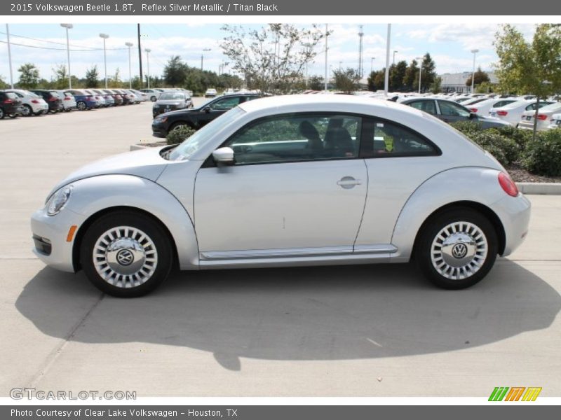 Reflex Silver Metallic / Titan Black 2015 Volkswagen Beetle 1.8T