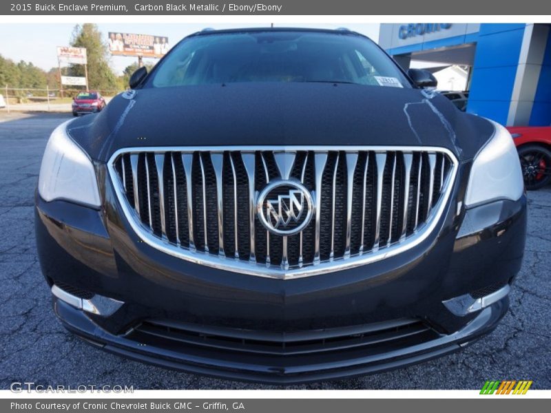 Carbon Black Metallic / Ebony/Ebony 2015 Buick Enclave Premium