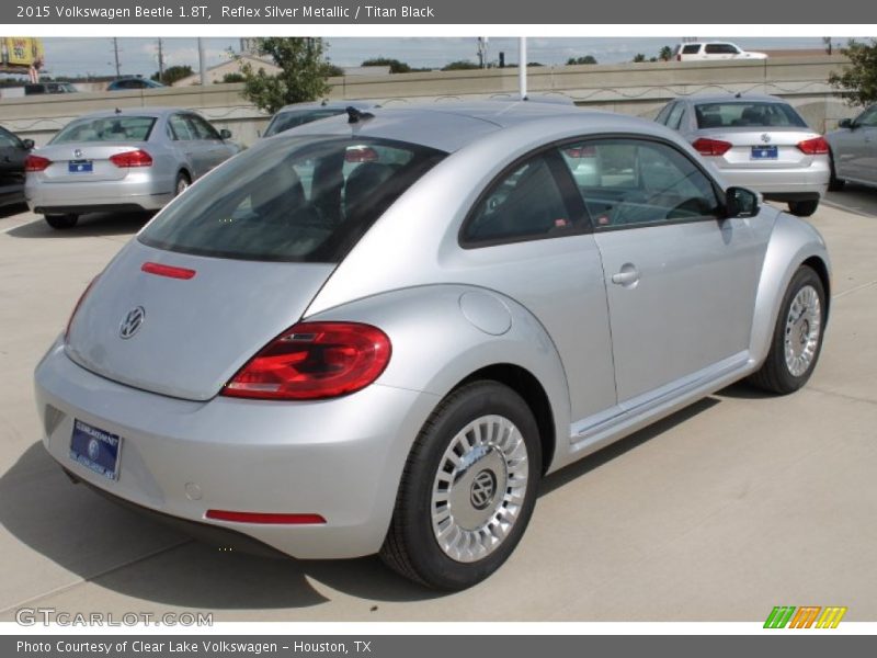 Reflex Silver Metallic / Titan Black 2015 Volkswagen Beetle 1.8T