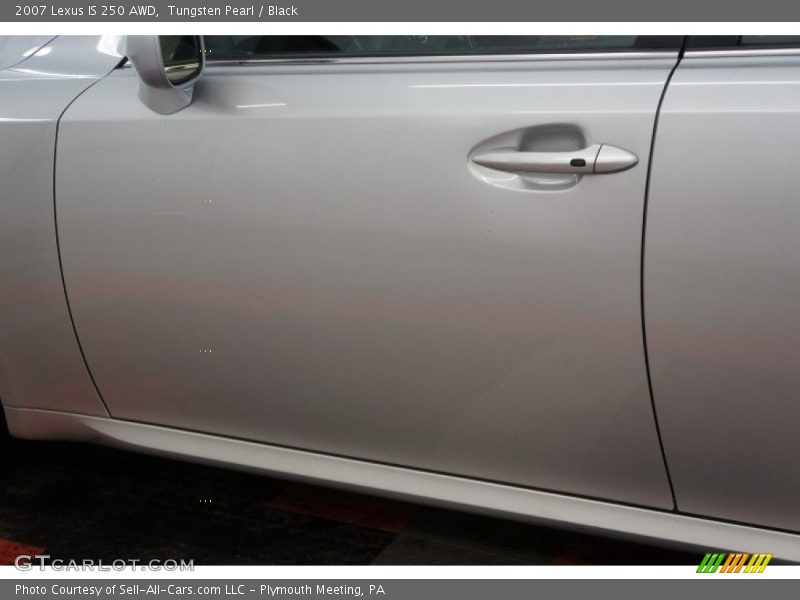 Tungsten Pearl / Black 2007 Lexus IS 250 AWD