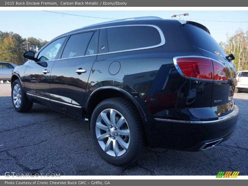 Carbon Black Metallic / Ebony/Ebony 2015 Buick Enclave Premium