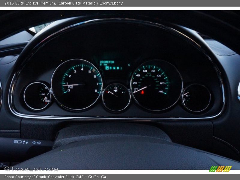 Carbon Black Metallic / Ebony/Ebony 2015 Buick Enclave Premium