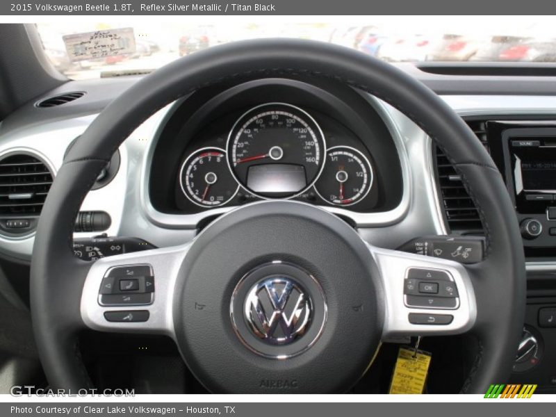 Reflex Silver Metallic / Titan Black 2015 Volkswagen Beetle 1.8T