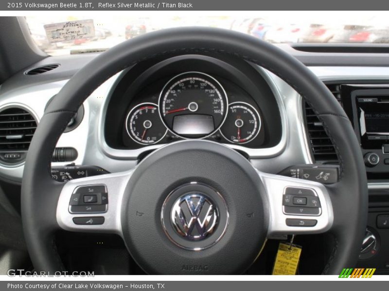 Reflex Silver Metallic / Titan Black 2015 Volkswagen Beetle 1.8T